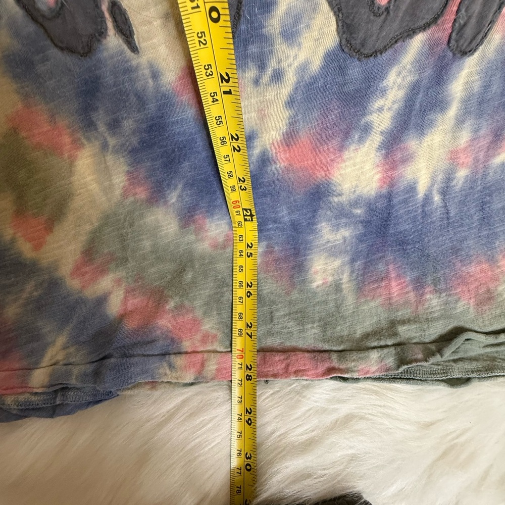 Magnolia Pearl Tie-Dye Love Top - Pink, Blue, White - Picture 7 of 12